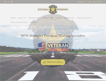 Tablet Screenshot of generalstriping.com